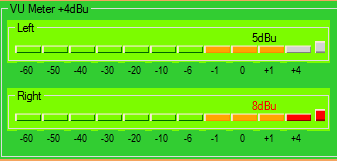 LED VU meter Control